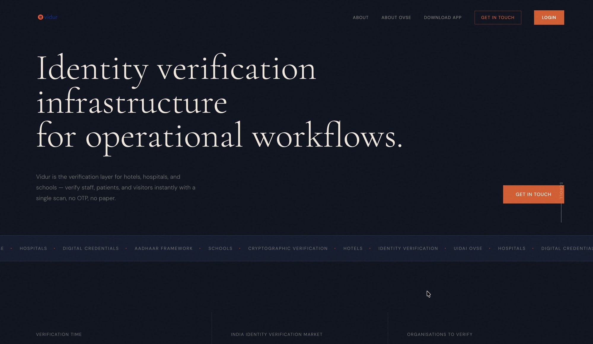 Vidur product screenshot